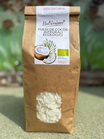 NUCI ȘI SEMINȚE - Cocos chips raw Eco 400g