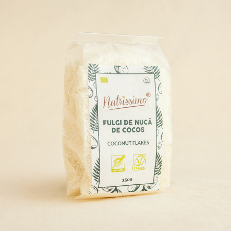FRUCTE DESHIDRATATE - Cocos fulgi deshidratati medium (integrali) 150g ECO