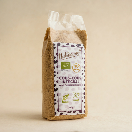 NUCI ȘI SEMINȚE - Cous cous integral ECO 500g