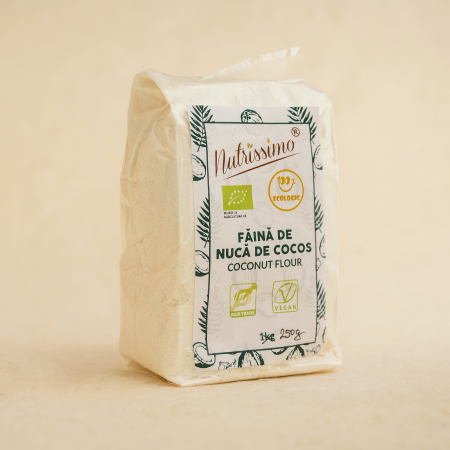 FĂINĂ FĂRĂ GLUTEN - Faina de cocos ECO 250g