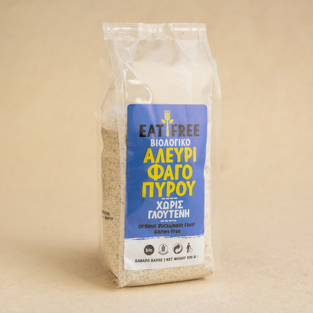 FĂINĂ FĂRĂ GLUTEN - Faina de hrisca FARA GLUTEN 500g ECO