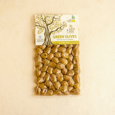 PRODUSE ECO / ORGANICE - Masline verzi fara samburi  400g ECO