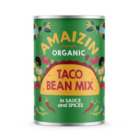 FRUCTE LA CONSERVA - Mix de fasole pentru taco 400g ECO