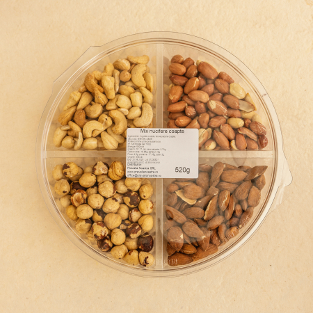 NUCI ȘI SEMINȚE - Mix nucifere coapte 520g