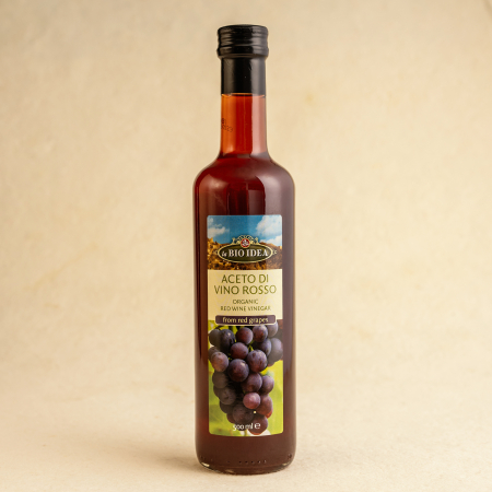 OȚETURI ȘI SOSURI - Otet vin rosu 500ml Ecologic