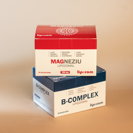 Toate Produsele - Pachet Magneziu Lipozomal + B Complex Lipozomal, Liporom