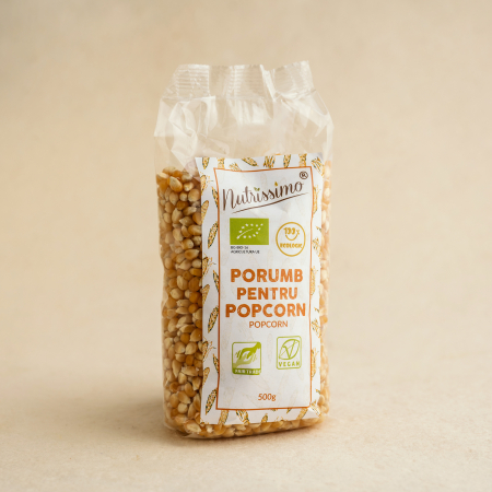 OREZ ȘI CEREALE - Porumb pop corn 500g ECO