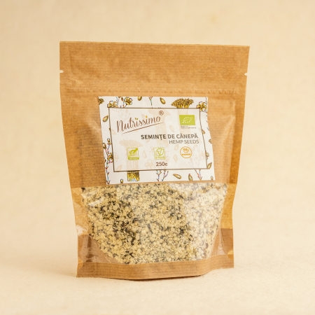 NUCI ȘI SEMINȚE - Seminte de canepa 250G ECO