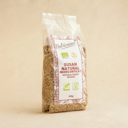 NUCI ȘI SEMINȚE - Susan natural nedecorticat 400g ECO