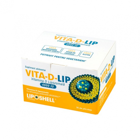 NOUTĂȚI - Vitamina D Lipozomal 4000UI 30 plic