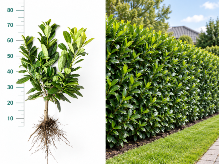 Laur englezesc Novita (Prunus Laur) 40-70 cm , gard viu | Rădăcină Liberă [2]