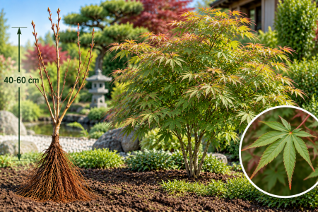Arțar - Arțar Japonez (Acer palmatum) 40-60 cm | Rădăcină Liberă