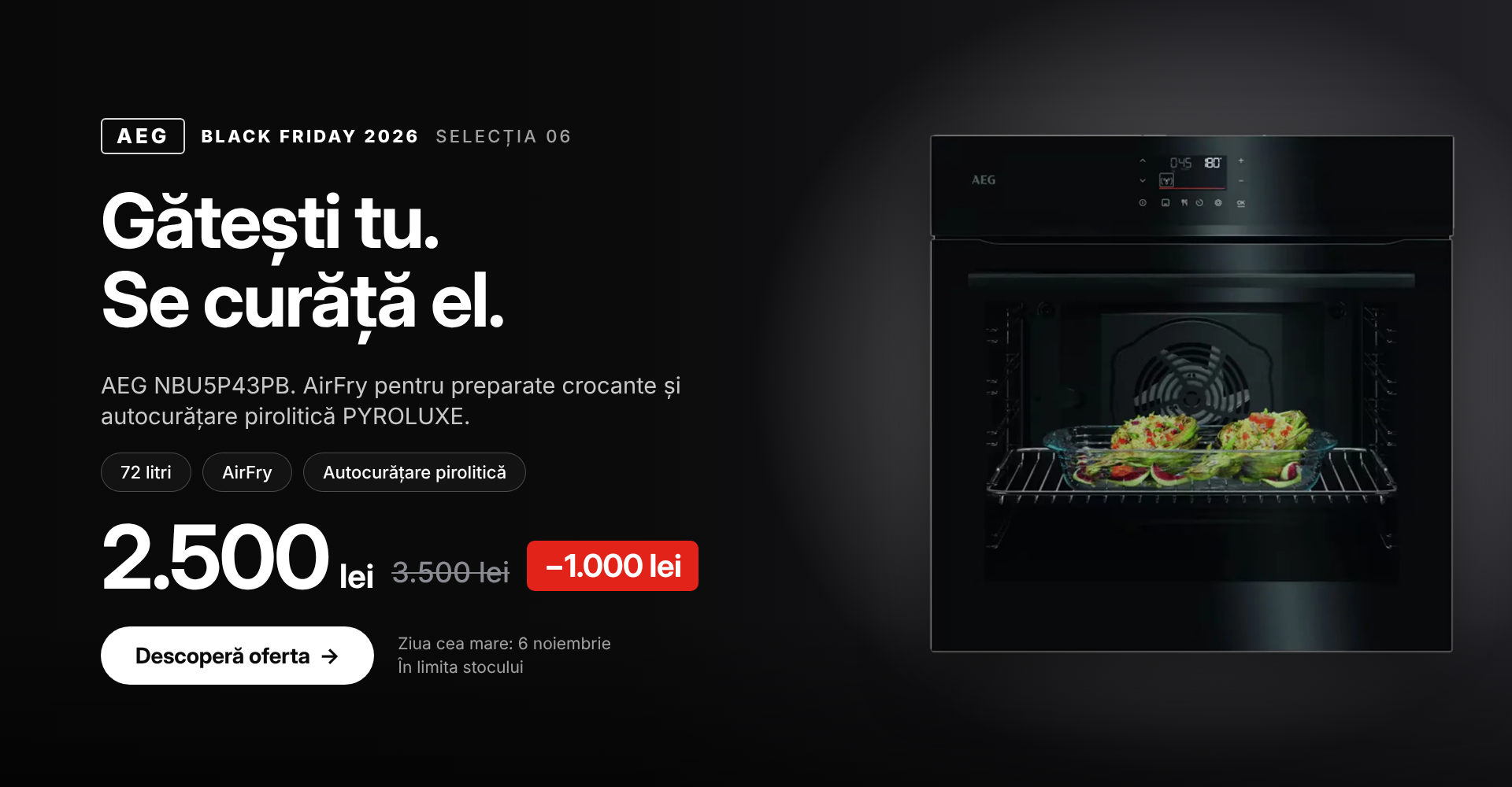 Black Friday 2026 - Selectia 06 - AEG NBU5P43PB (desktop)