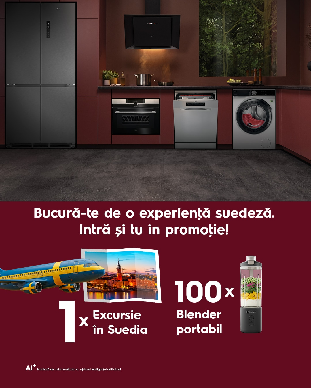 Promoția AEG „Bucură-te de o experiență suedeză" – câștigă o excursie în Suedia