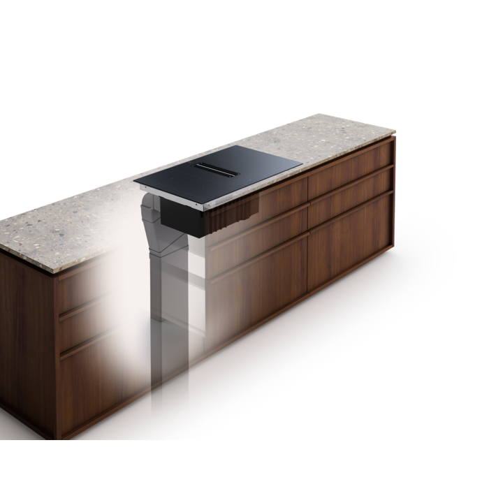 Plită cu inducție cu hotă integrată Electrolux KCC84453CK, 83 cm, 4 zone gătit, 630 m³/h, funcție Bridge, Booster, Control Touch, Negru [5]