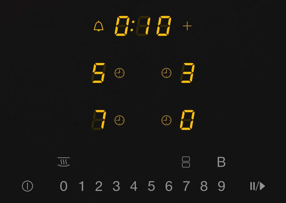 Plita incorporabila cu inductie Miele Silver KM 7373 FR,  4 zone, 75 cm, FlexZone, Con@ctivity [2]