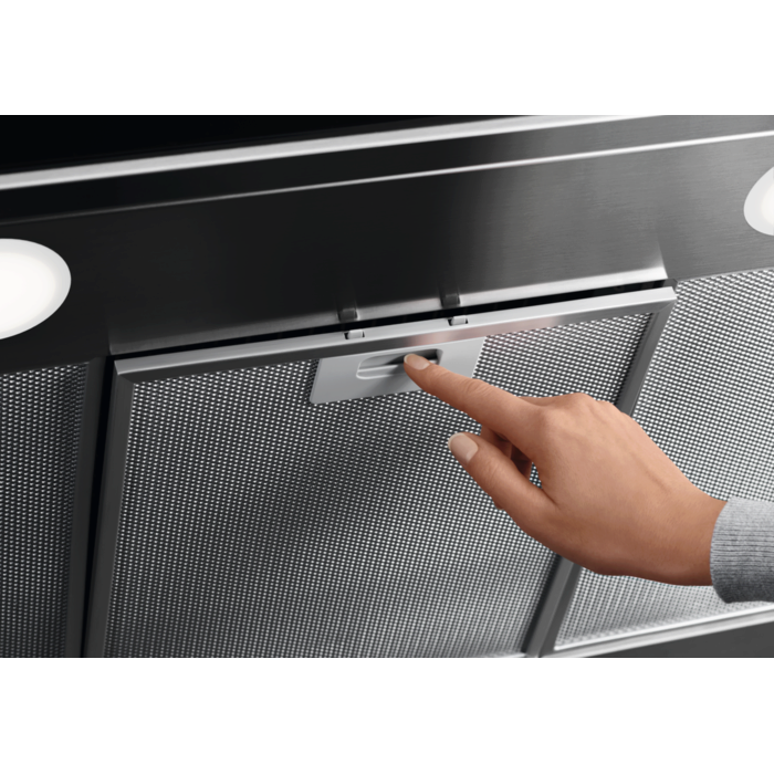 Hotă șemineu Electrolux LFT529X, 90 cm, Clasă energetică B, 600 m³/h, 3 trepte, Spot LED, Inox [3]