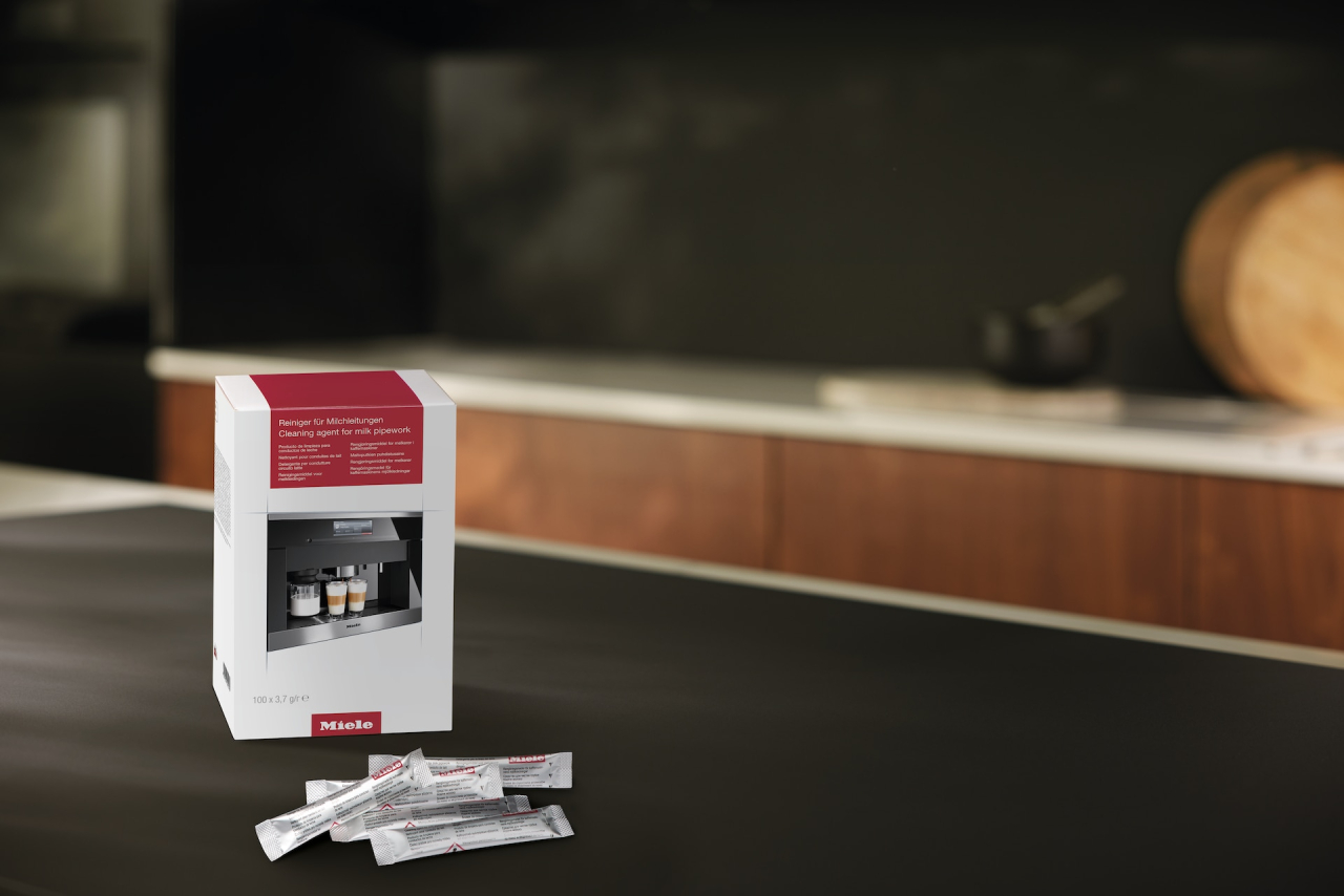 Agent de curățare Miele GP CL MCX 1001 P pentru traseul de lapte, 100 plicuri, pentru espressoare [4]