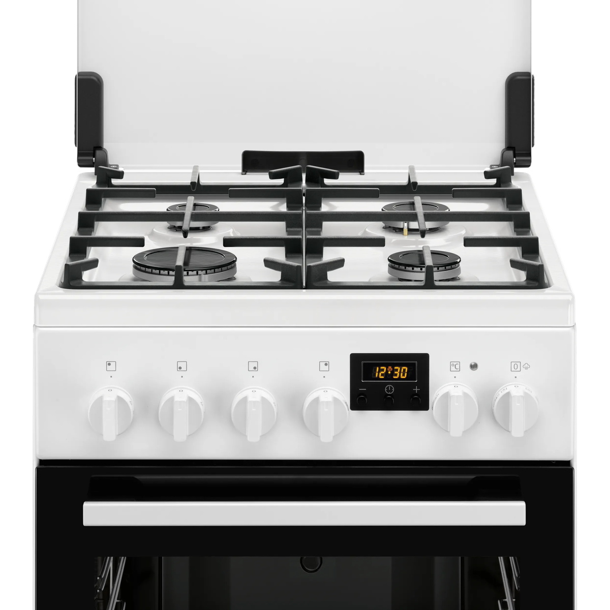 Aragaz mixt AEG CKB56490AW, 50x60 cm, SteamBake, 4 arzatoare gaz, Alb [2]