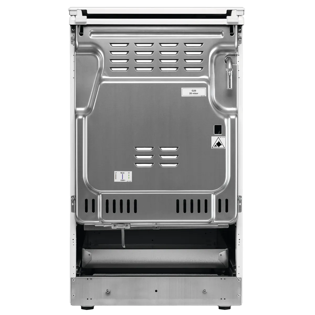 Aragaz mixt AEG CKB56490AW, 50x60 cm, SteamBake, 4 arzatoare gaz, Alb [4]