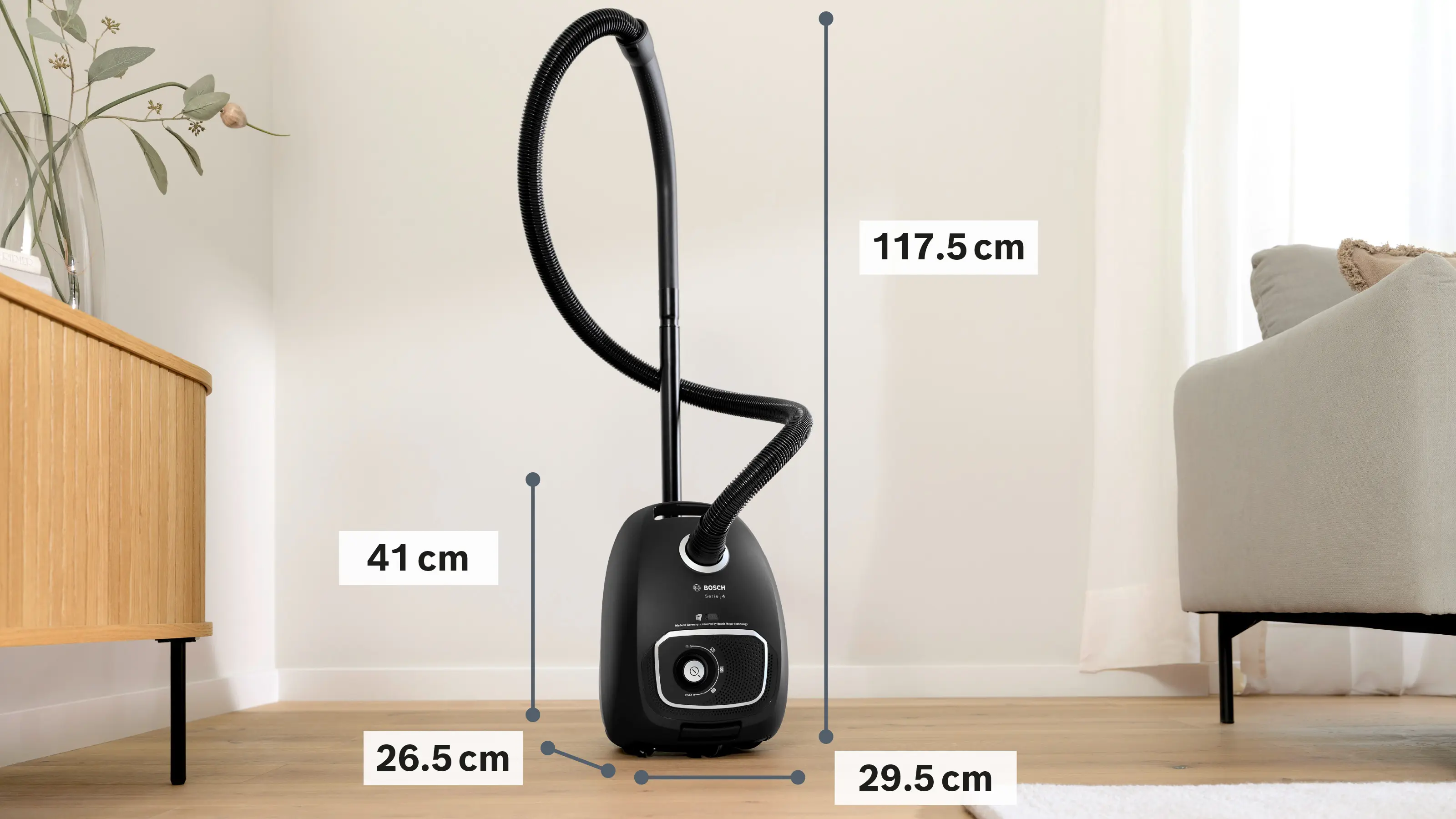 Aspirator cu sac, Bosch Seria 4, Negru [5]