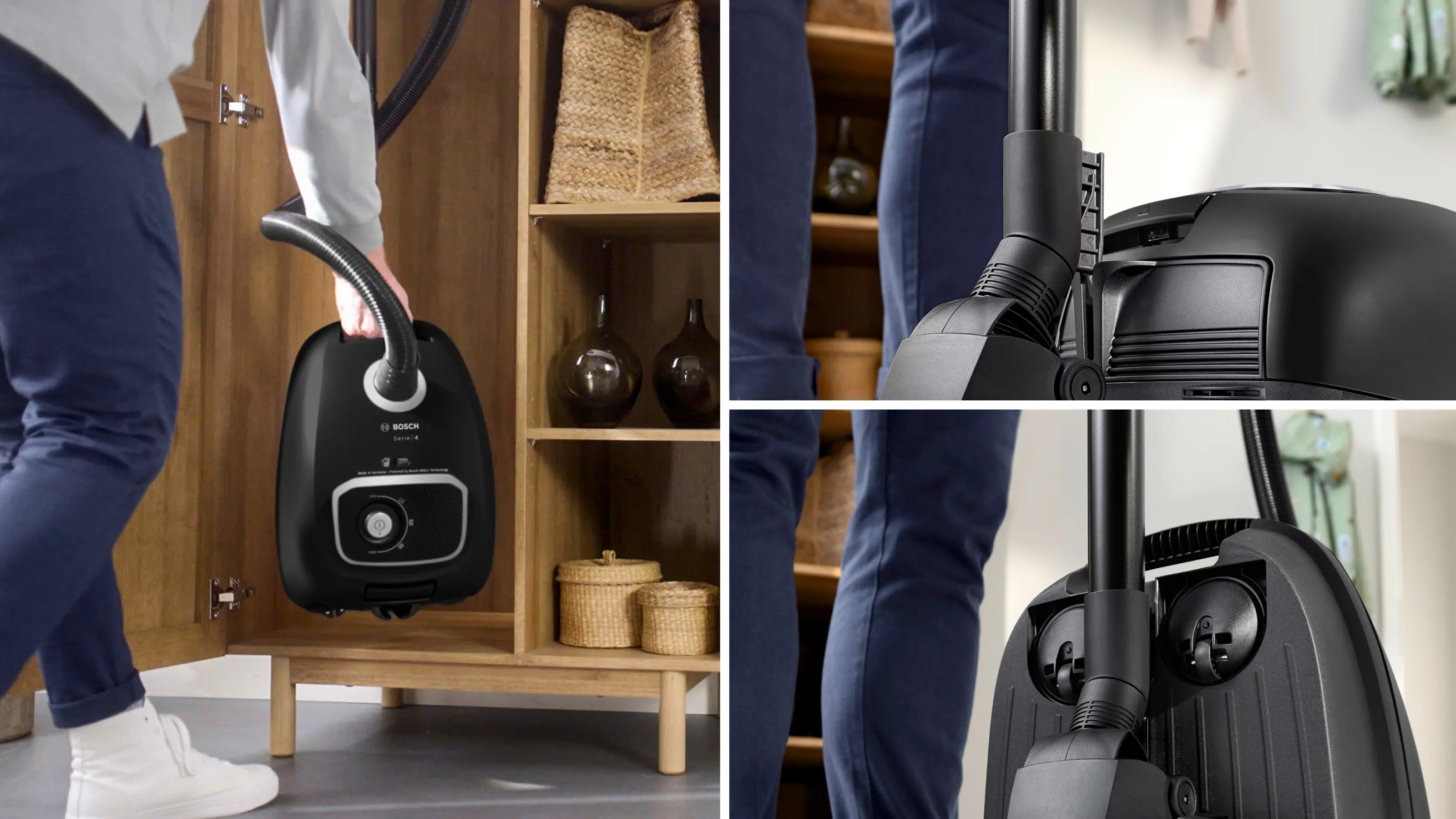 Aspirator cu sac, Bosch Seria 4, Negru [8]