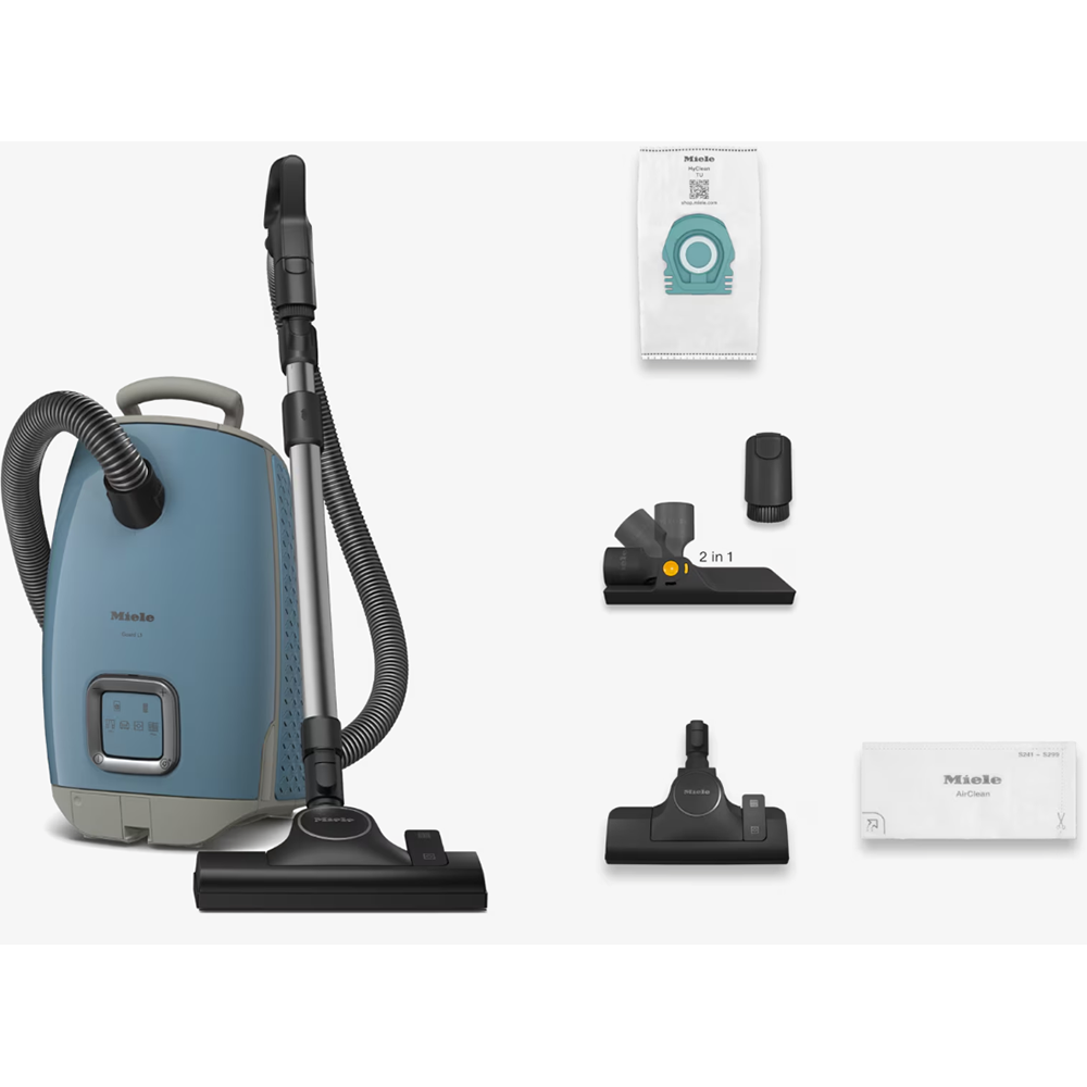 Aspirator cu sac MIELE Guard L1 , 3.5l, 890W, 75dB, albastru-gri [2]