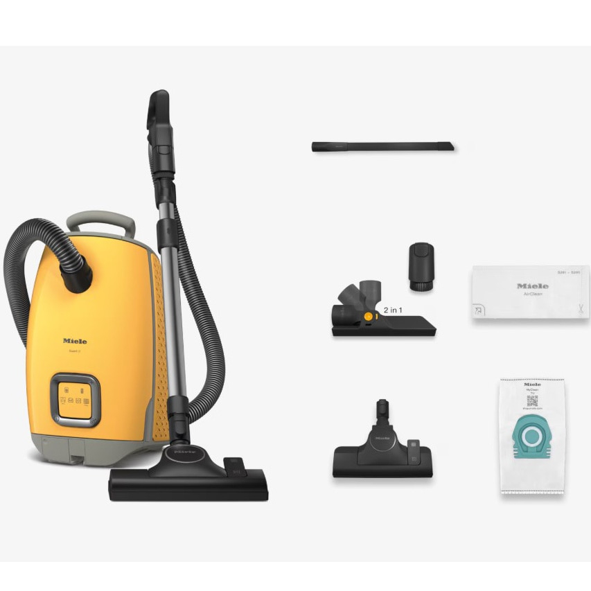 Aspirator cu sac Miele Guard L1 Flex, 890 W, 3,5 l, 75 dB, galben [2]