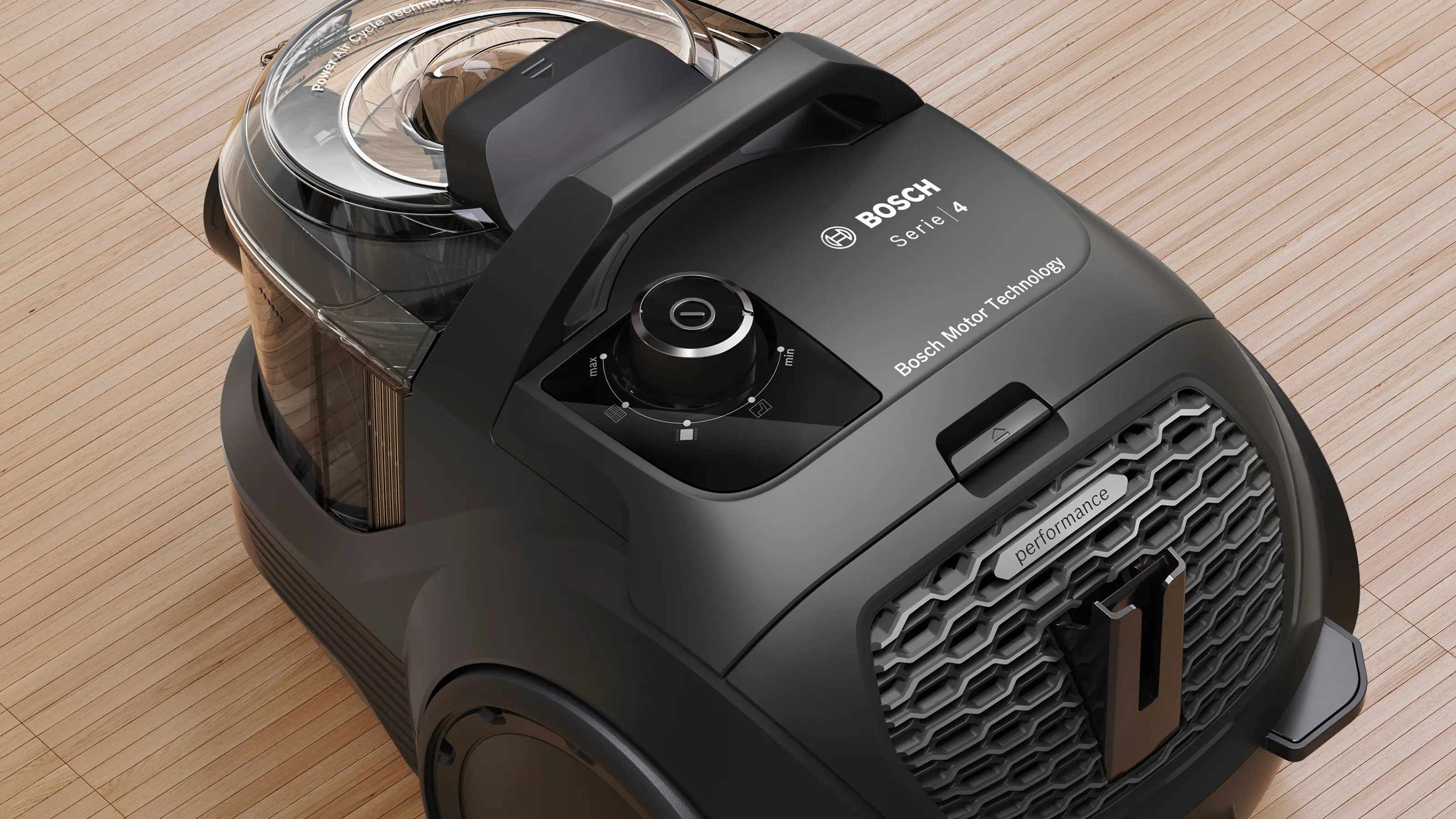 Aspirator fără sac, Bosch Seria 4, Negru [2]