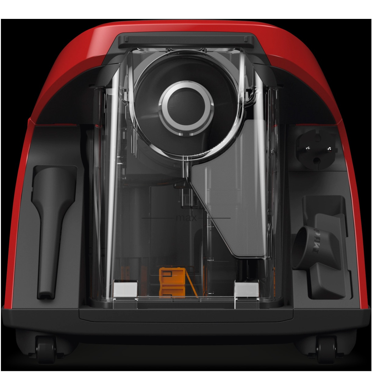 Aspirator fara sac Miele Blizzard CX1 Cat&Dog PowerLine SKCF5, 890 W, 2 l, 76 dB, perie AirTeQ, Rosu [3]