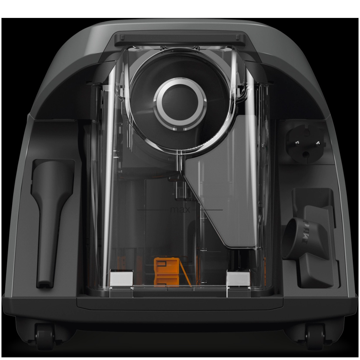 Aspirator fara sac Miele Blizzard CX1 PowerLine SKRF5, 2 l, 890 W, 76 dB, perie AirTeQ, Gri [4]