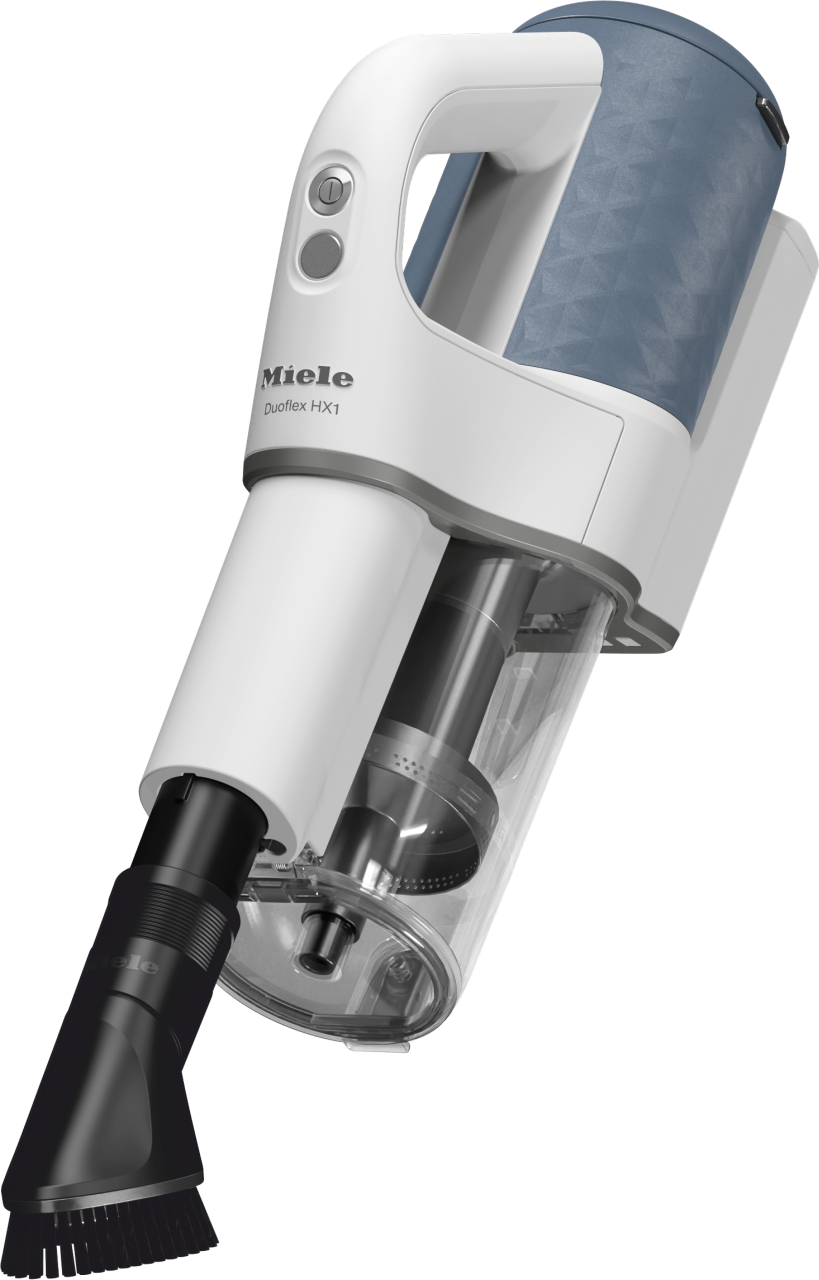 Aspirator vertical Miele Duoflex HX1 12377800, 2 in 1, 210 W, 0,3 l,  filtru Hygiene, autonomie 55 min, tehnologie Vortex, albastru [3]