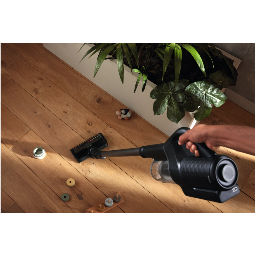 Aspirator vertical Miele Duoflex HX1 Cat & Dog 12377820, 2 in 1, 210 W, 0,3 l, autonomie 55 min, filtru Hygiene,perie Electro Compact, tehnologie Vortex,  negru [4]