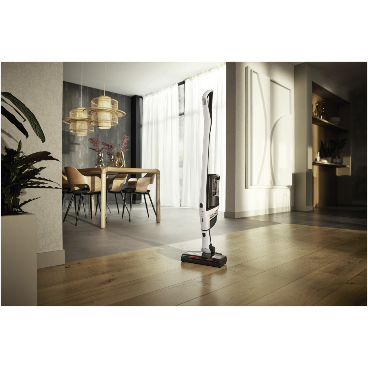 Aspirator vertical Miele Triflex HX2, 3 in 1, 25,2 V, 272 W, 0,5 l,, filtru HEPA, autonomie 60 min perie electrica, Alb [6]