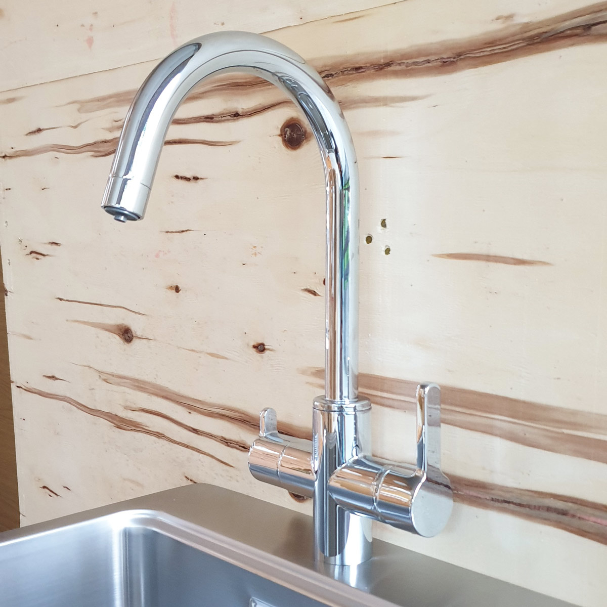 Baterie 3 cai CookingAid THREE FLOW FLO60 apa rece / calda / filtru apa cu finisaj cromat [6]