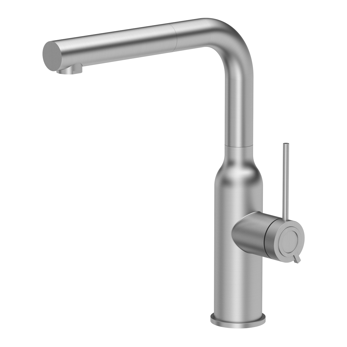 Baterie CookingAid Angelina Steel cu furtun dus extractibil si finisaj inox periat [1]