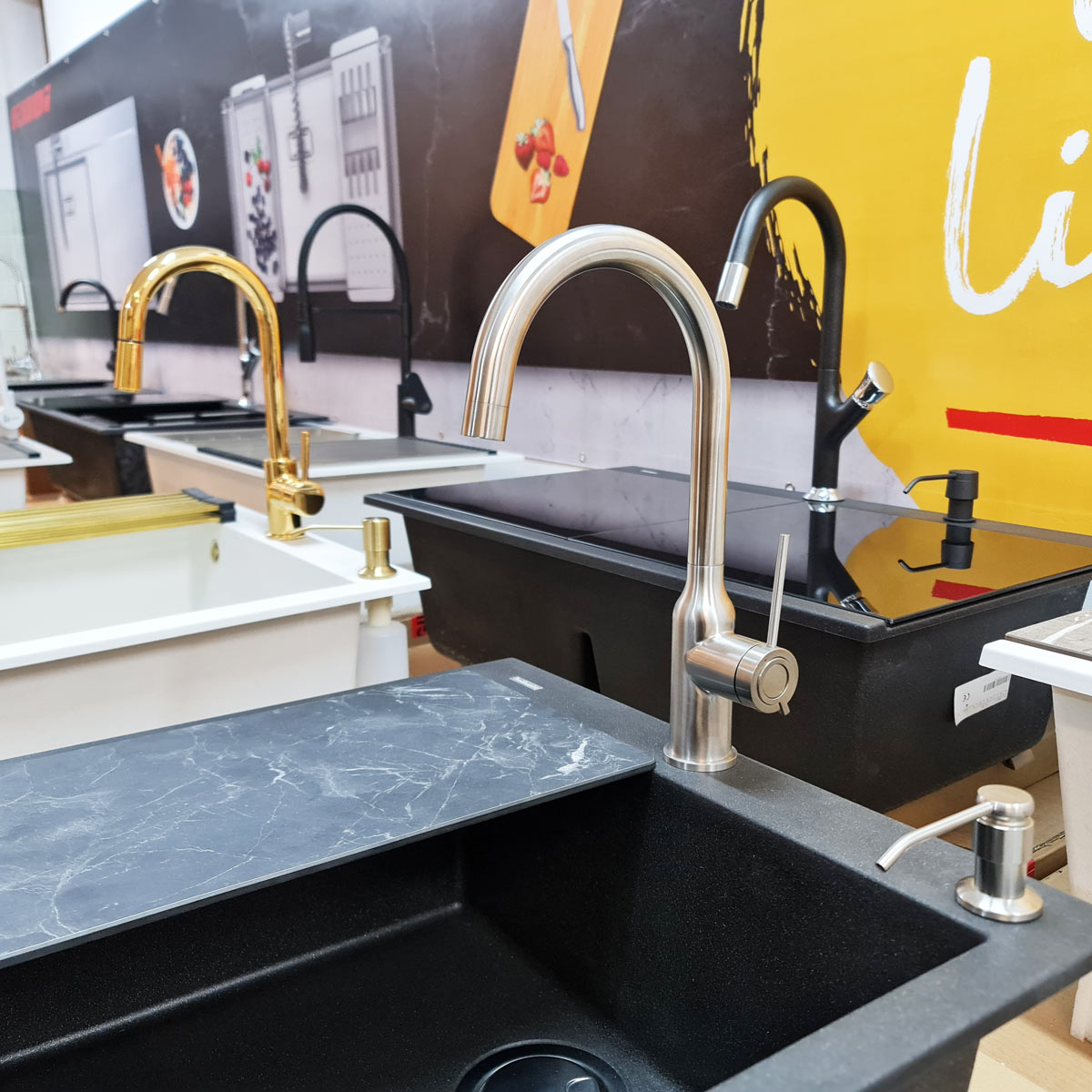 Baterie CookingAid Ingrid Steel rotativa 360° finisaj inox periat [10]