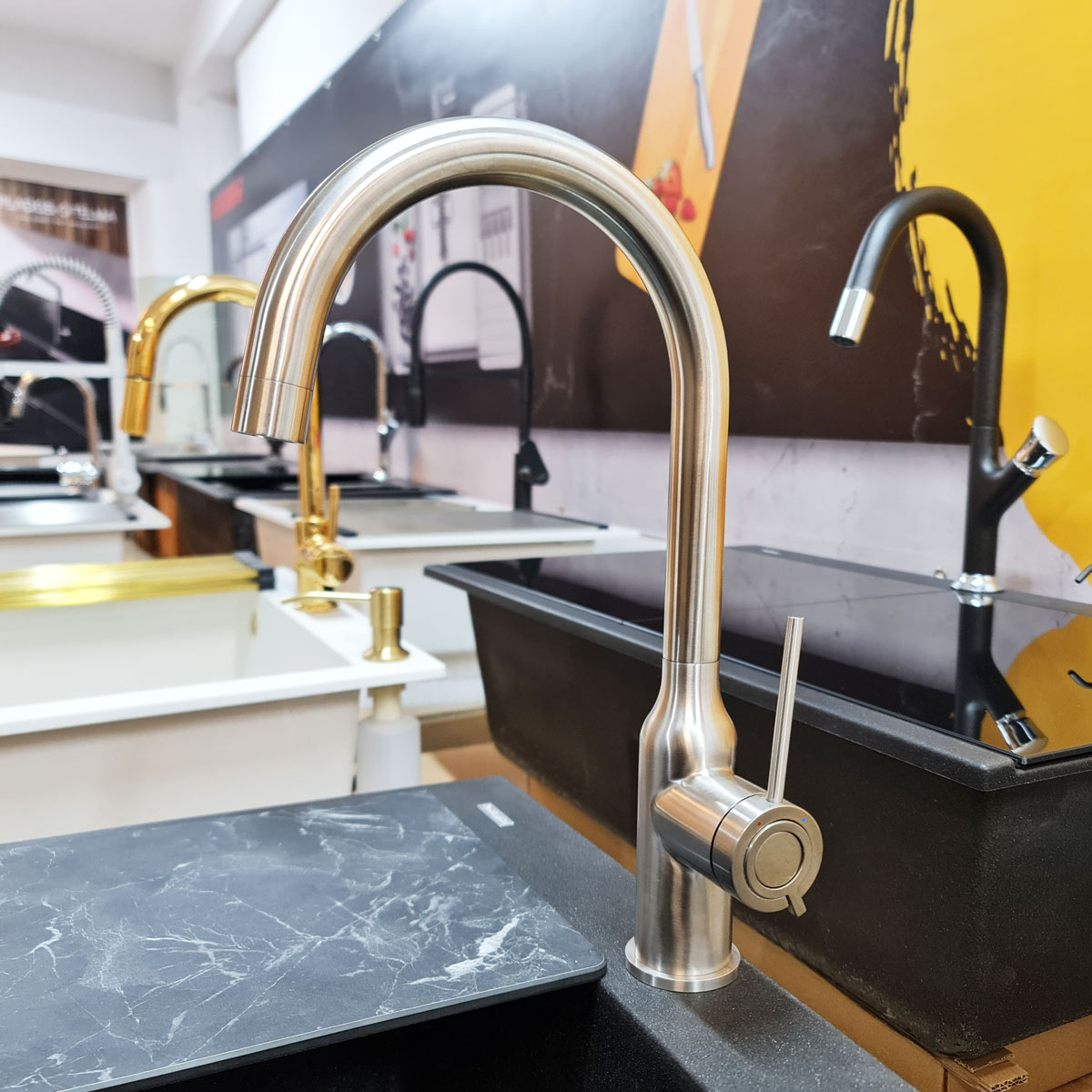 Baterie CookingAid Ingrid Steel rotativa 360° finisaj inox periat [9]