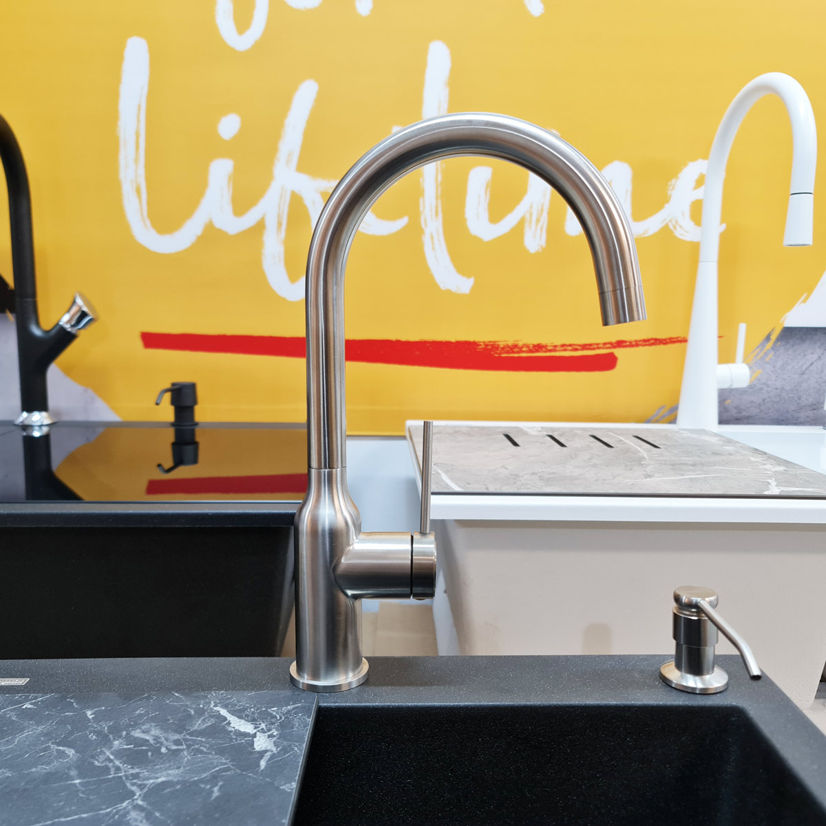 Baterie CookingAid Ingrid Steel rotativa 360° finisaj inox periat [5]