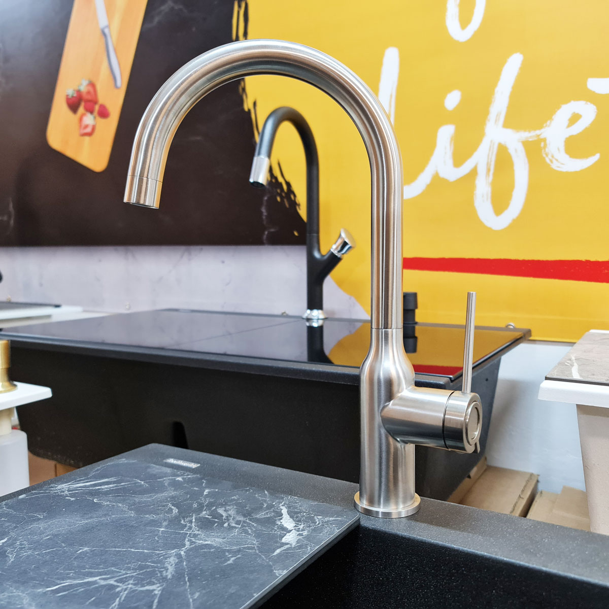 Baterie CookingAid Ingrid Steel rotativa 360° finisaj inox periat [3]