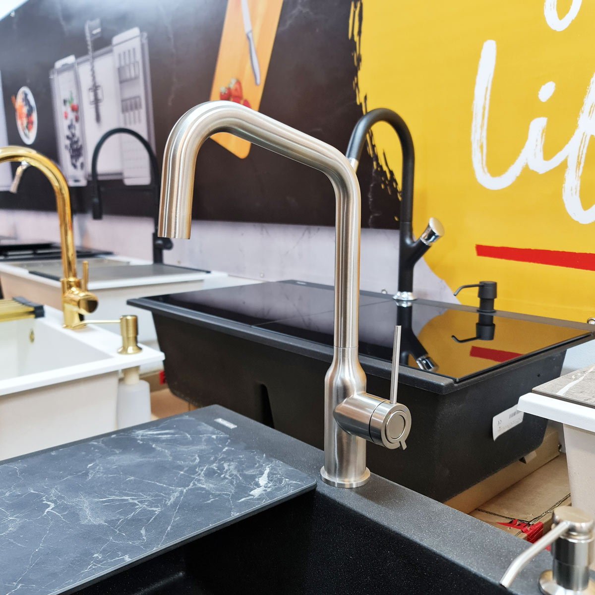 Baterie CookingAid Natalie Steel rotativa 360° finisaj inox periat [9]