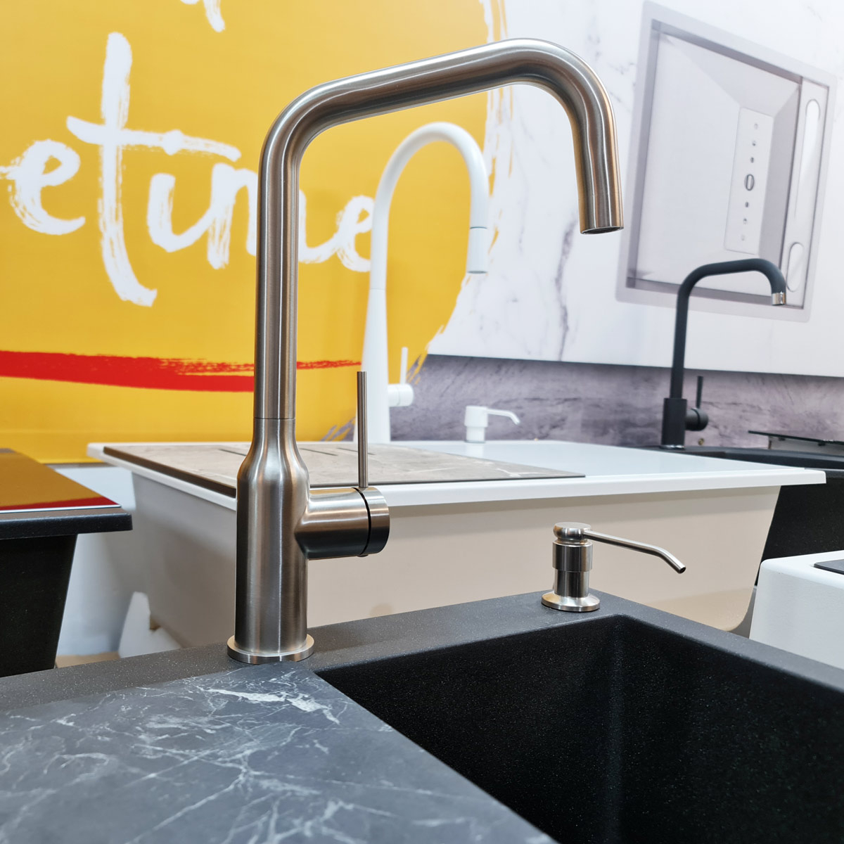 Baterie CookingAid Natalie Steel rotativa 360° finisaj inox periat [5]