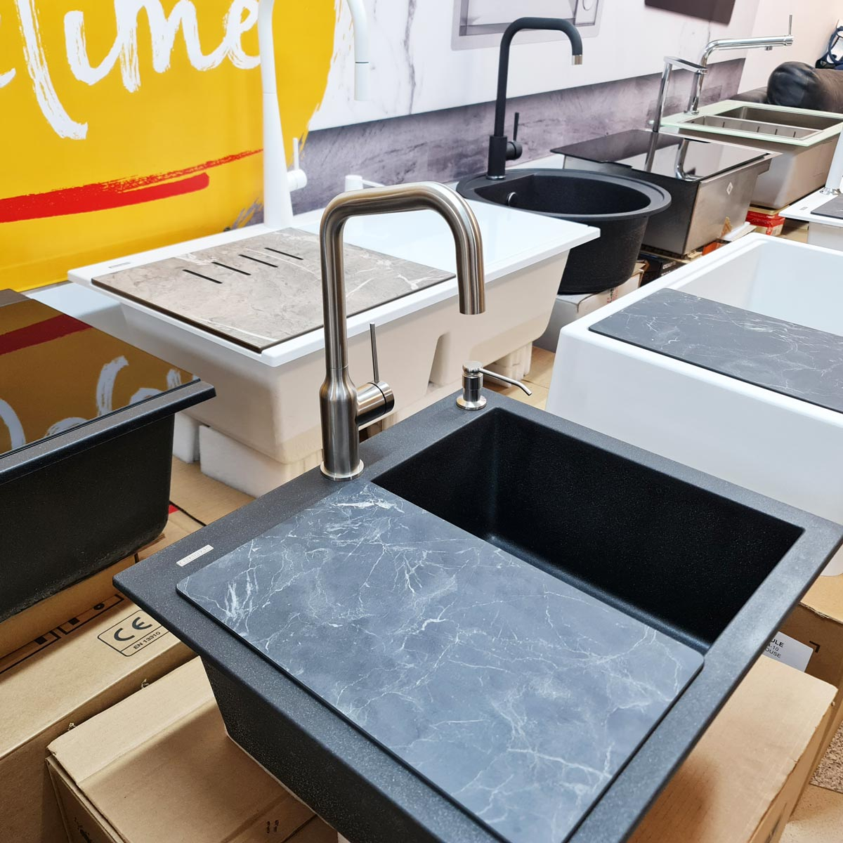 Baterie CookingAid Natalie Steel rotativa 360° finisaj inox periat [11]