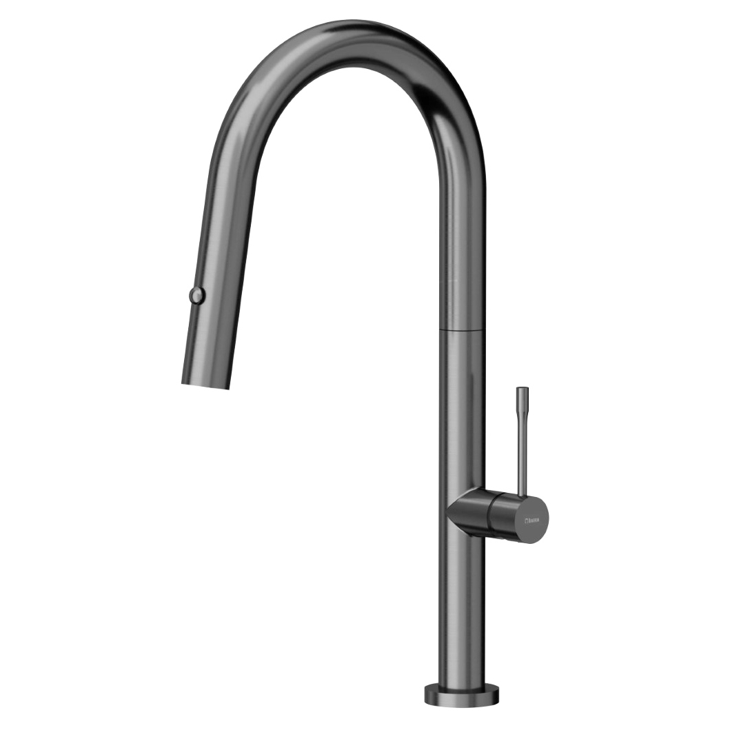 Baterie CookingAid Quadron Felicity Gun Metal cu furtun dus extractibil + buton jet/dus si finisaj Negru mat [1]