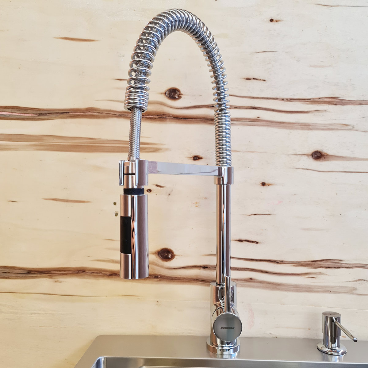 Baterie CookingAid RODI LINE MN 1021 cu cap flexibil detasabil + buton interschimbabil jet/dus si finisaj Cromat [8]