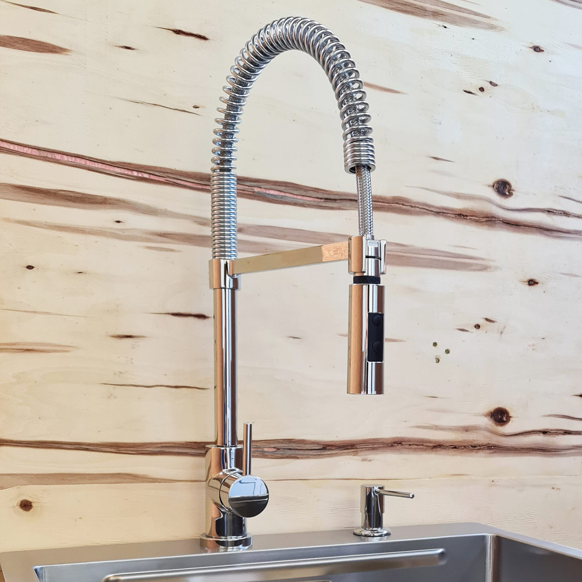 Baterie CookingAid RODI LINE MN 1021 cu cap flexibil detasabil + buton interschimbabil jet/dus si finisaj Cromat [10]