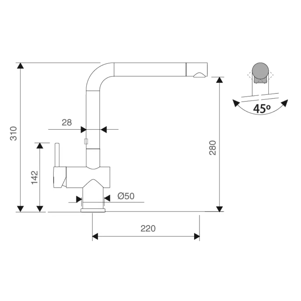 Baterie CookingAid RODI LINE MN 805 cu cap baterie rotativ la 360° [16]