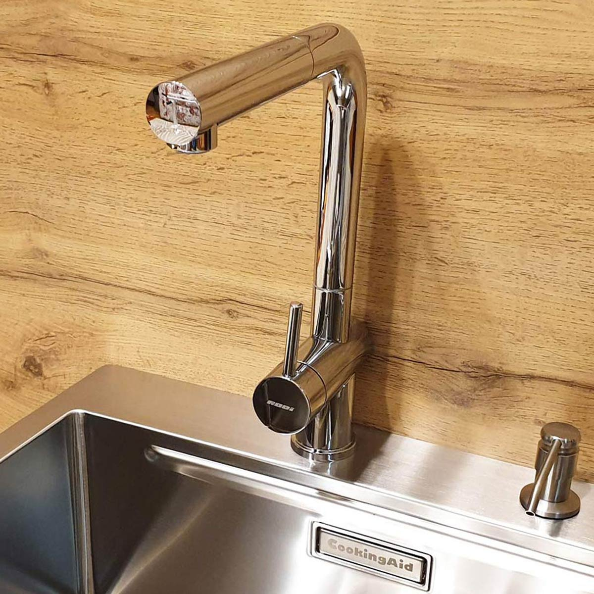 Baterie CookingAid RODI LINE MN 807 cu cap retractabil / extractibil si finisaj Cromat [8]