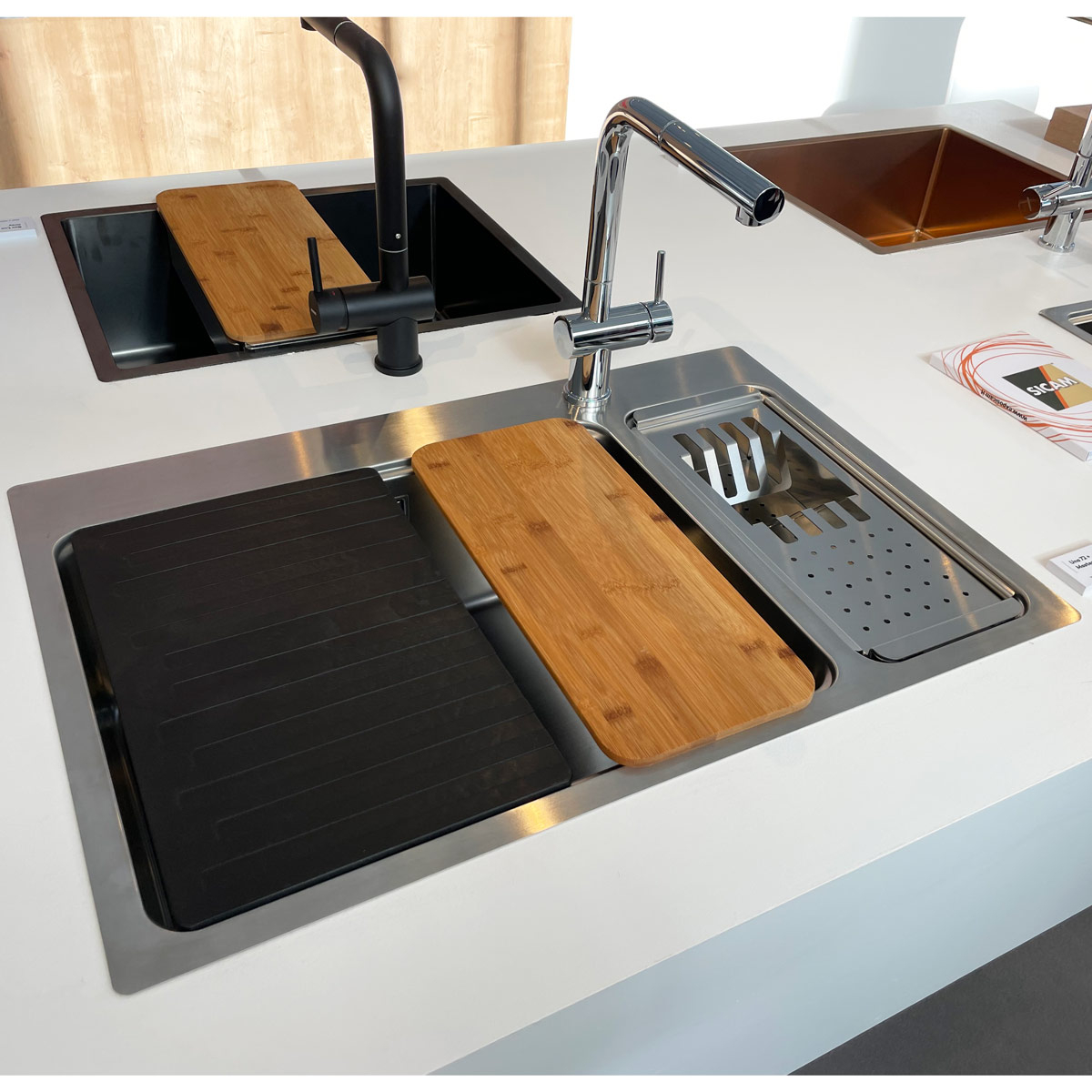 Baterie CookingAid RODI LINE MN 807 cu cap retractabil / extractibil si finisaj Cromat [13]