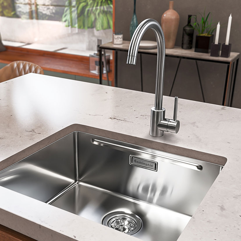 Baterie CookingAid SATURN Stainless Steel SUS316 finisaj INOX periat [3]